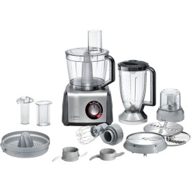 Bosch MC812M844 Robot da Cucina Multifunzione, 1250 W, 1,5L/3,9L, Alluminio 43x30x30cm