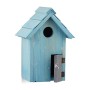 Relaxdays 10020734_45 Nido Artificiale Casetta per Uccelli in Legno, da Appendere, Porta Piccola Apertura HLP: 24,3 x 17 x 12 cm