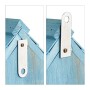 Relaxdays 10020734_45 Nido Artificiale Casetta per Uccelli in Legno, da Appendere, Porta Piccola Apertura HLP: 24,3 x 17 x 12 cm