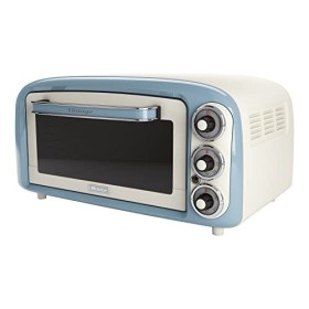 Ariete 979 - Forno Elettrico di Design 18 Litri, Idoneo per pizza da 30 cm, 1380W, 3 posizioni di cottura, Timer 60', Acciaio In