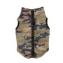 UEETEK Inverno Vestiti Gilet giacca calda senza manica Impermeabile per Cani Piccoli Medi grande Taglia L