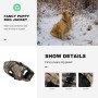 UEETEK Inverno Vestiti Gilet giacca calda senza manica Impermeabile per Cani Piccoli Medi grande Taglia L