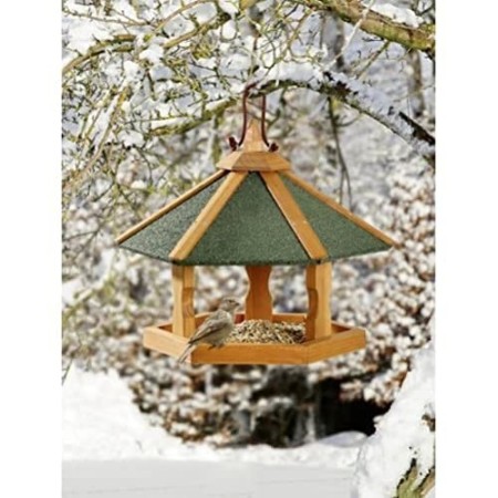 Karlie Bird's World 88502 Mangiatoia per Uccelli Selvatici Casetta in Legno