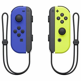 Controller Nintendo Switch Set da 2 Joystick, Blu e Giallo Neon