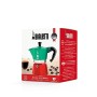 Bialetti Moka Express Italia Collection (Tricolore) Caffettiera, Alluminio, 3 Tazze