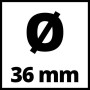 Einhell 2362000 Prolunga per Aspiratutto, Ø 36 mm, 3 M, Nero
