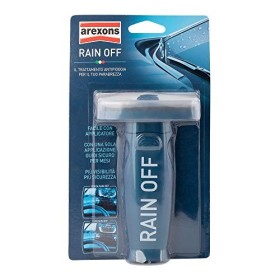 AREXONS RAIN OFF Idrorepellente vetri auto, 100 ml repellente pioggia, trattamento vetro auto cristalli puliti, prodotto per sci