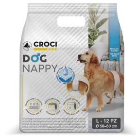 Croci Fascia Igienica Cani Maschi Dog Nappy 12 Pz L