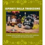 TEQUILA INVECCHIATA KAH ANEJO 100% AGAVE BOTTIGLIA TESCHIO NERO TRIBALE 40%v, 700 ml