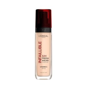 L'Oréal Paris Infaillible Fondotinta Liquido Coprente Lunga Tenuta 24H, Formula Waterproof Idratante, 20 Ivoire
