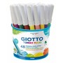 Giotto Turbo Maxi 521400 - Pennarelli , Punta Larga, 5mm, Confezione da 48