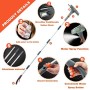 Lavavetri estensibile con spruzzo, 3 in 1 lavavetri per finestra, 76'' kit per la pulizia di finestre alte per interni ed estern