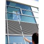 Lavavetri estensibile con spruzzo, 3 in 1 lavavetri per finestra, 76'' kit per la pulizia di finestre alte per interni ed estern