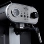 Gaggia RI8525/01 Carezza Deluxe Macchina da Caffè Espresso Manuale, per Macinato e Cialde, Grigio/Nero