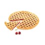 Tescoma 630898 Delícia Reticolo Tagliapasta per Crostata, Plastica, Giallo/Bianco, Diametro 30 cm