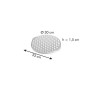 Tescoma 630898 Delícia Reticolo Tagliapasta per Crostata, Plastica, Giallo/Bianco, Diametro 30 cm
