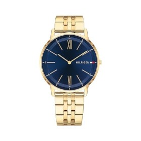 Tommy Hilfiger Orologio Analogico Quarzo Uomo con Cinturino in Placcato Oro 1791513