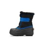 Sorel Childrens Snow Commander, Scarponcino Invernale Unisex-Bambini, Nero/Blu (Black/Super Blue), 28 EU