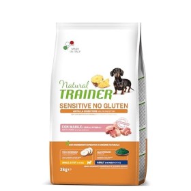 Natural Trainer Cibo per Cani Small & Toy Adult con Maiale e Cereali Integrali, 2kg
