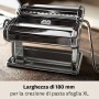 Marcato AT-180-CLS Macchina per Pasta Manuale Atlas 180 Classic, Acciaio Cromato, Argento