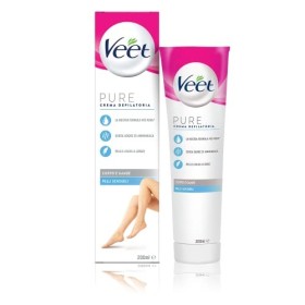 Veet Silk & Fresh Technology Crema Depilatoria Pelli Sensibili, 200 ml