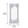 Philips Lampada da Tavolo UV-C per la Disinfezione di Ambienti, 24 W, Alluminio [Amazon Exclusive]