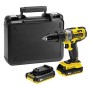 STANLEY FMC625D2-QW Trapano Avvitatore a Percussione con 2 Batterie 2Ah e Valigetta, 108 W, 18 V, 0-400 / 0 - 1.600 rpm