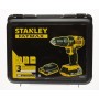 STANLEY FMC625D2-QW Trapano Avvitatore a Percussione con 2 Batterie 2Ah e Valigetta, 108 W, 18 V, 0-400 / 0 - 1.600 rpm
