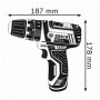 Bosch Professional 12V System Trapano-avvitatore con Percussione a Batteria GSB 12V-15, Batteria e Caricabatteria non Include, i