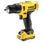 Dewalt DCD710D2-qw Trapano Avvitatore, 2 velocità, 2.0 Ah, con Doppia Batteria in Valigetta, 10.8 V, Giallo/Nero