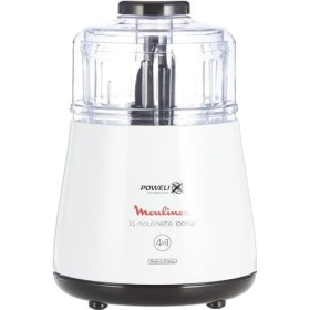 Moulinex DPA141 La Moulinette Tritatutto Elettrico, Adatto per Tutti i Tuoi Alimenti 1000 W, 0.3 l, Bianco