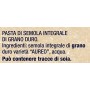 Voiello Pasta Fusilli Integrale, Pasta Corta di Semola Grano Aureo 100%, 500g