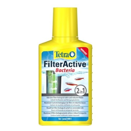 Tetra FilterActive Attivatore per Acquari, Contiene Batteri Vivi che Attivano il Filtro Biologicamente Attivo e Riducono l'Accum