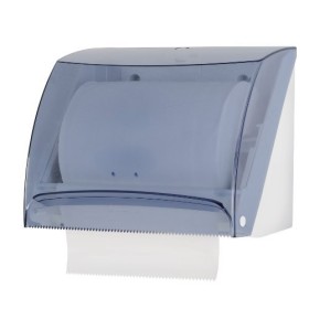 Mar Plast A51840 - Dispenser di asciugamani di carta, trasparente, 218 x 193 x 270 mm
