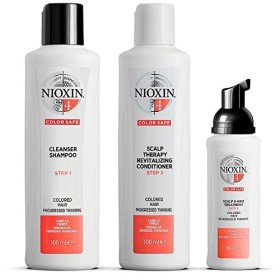 Nioxin Kit Trifasico Sistema 4 per Capelli Colorati Assottigliati - 300 ml