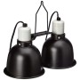 Reptiles Planet Portalampade per Terrario Doppio con Riflettori Twindome 14 x 16 cm