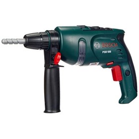 Theo Klein 8413 Trapano Bosch, Punta rotante a batterie con effetti sonori e luminosi, 28.5 x 4.5 x 4.5 x 16 cm, Giocattolo per 
