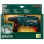 Theo Klein 8413 Trapano Bosch, Punta rotante a batterie con effetti sonori e luminosi, 28.5 x 4.5 x 4.5 x 16 cm, Giocattolo per 