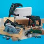 Theo Klein 8413 Trapano Bosch, Punta rotante a batterie con effetti sonori e luminosi, 28.5 x 4.5 x 4.5 x 16 cm, Giocattolo per 