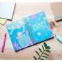 Diario Scuola Settimanale 2020/2021 Rick & Morty, 12 mesi, A5, spazi extra per la pianificazione, adesivi stickers