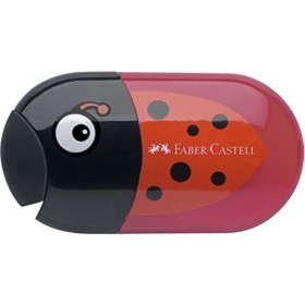 Faber-Castell 183526 Temperamatite, Rosso