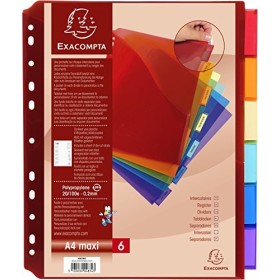 Exacompta 4834E Divisori e Segnaletica, 30x23.5 cm, Multicolore
