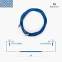 BARETTO - Kit 3 metri - 2 Spazzole Pellet 80 e 100mm in Nylon - Kit Pulizia Stufa a Pellet Tubi Canna Fumaria con Curve