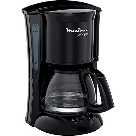 Moulinex FG1528 Principio Caffettiera Americana con Sistema Antigoccia, 6 Tazze, Potenza 600 W