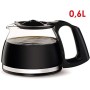 Moulinex FG1528 Principio Caffettiera Americana con Sistema Antigoccia, 6 Tazze, Potenza 600 W
