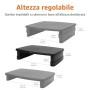 AmazonBasics - Supporto per monitor regolabile