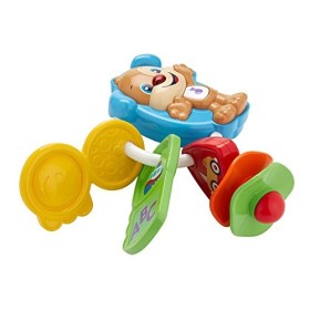 Fisher-Price- Chiavi Conta e Vai - Dentaruolo Giocattolo Elettronico Ridi Impara 6-36 Mesi, FPH60