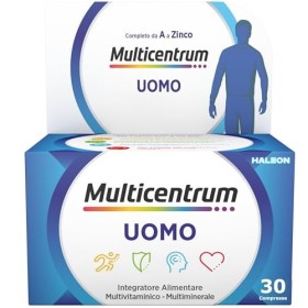 MULTICENTRUM Uomo Integratore, Confezione da 30 Pezzi