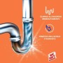 Wc Net Professional Turbo, Disgorgante Gel per Scarichi Professionale, Agisce in 5 minuti, con Agenti Salvatubi, 500 ml x 6 Conf