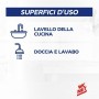 Wc Net Professional Turbo, Disgorgante Gel per Scarichi Professionale, Agisce in 5 minuti, con Agenti Salvatubi, 500 ml x 6 Conf